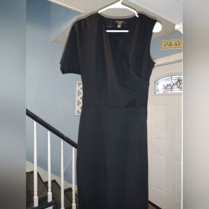 Ted Baker Asymmetrical Black Dress In Size 1 NWOT $275